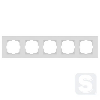 Рамка на 5 постів горизверт. монтаж Arvia Electric KAREN Білий (20 01 1000 025)